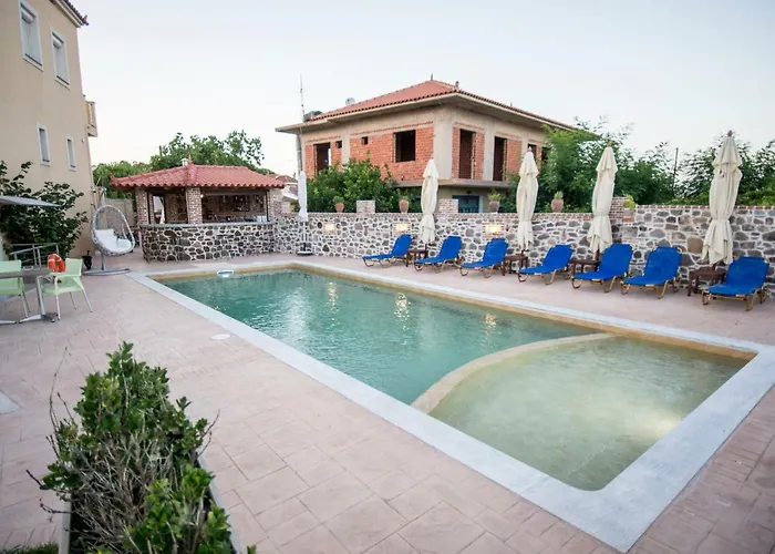 Palaiologou Panorama Lägenhet Mantamádos